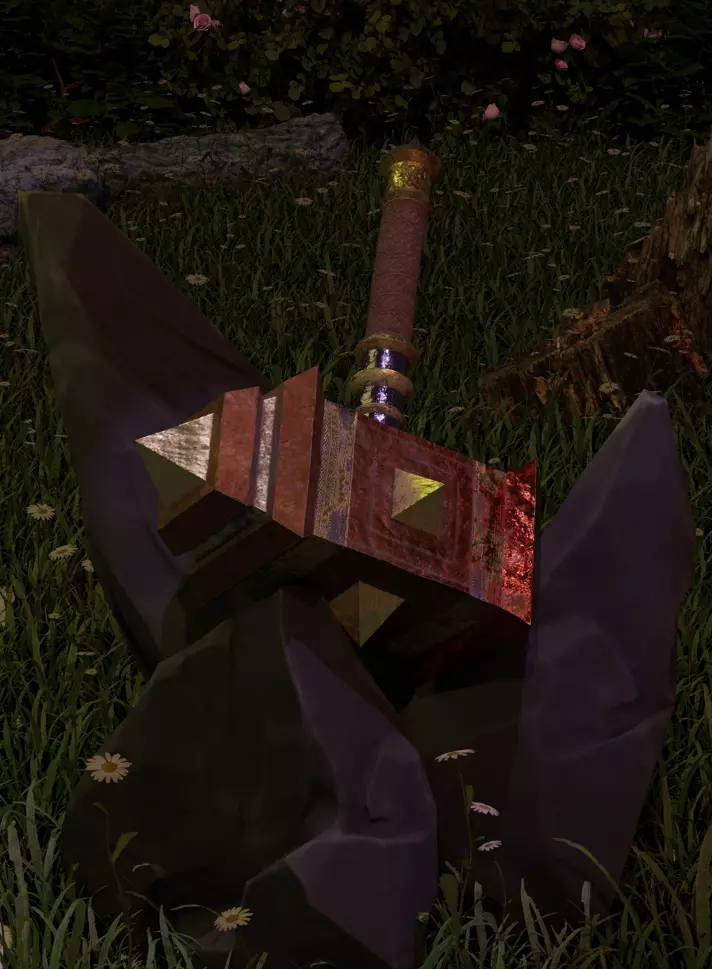 Hammer of Dwarf Free low-poly 3D model