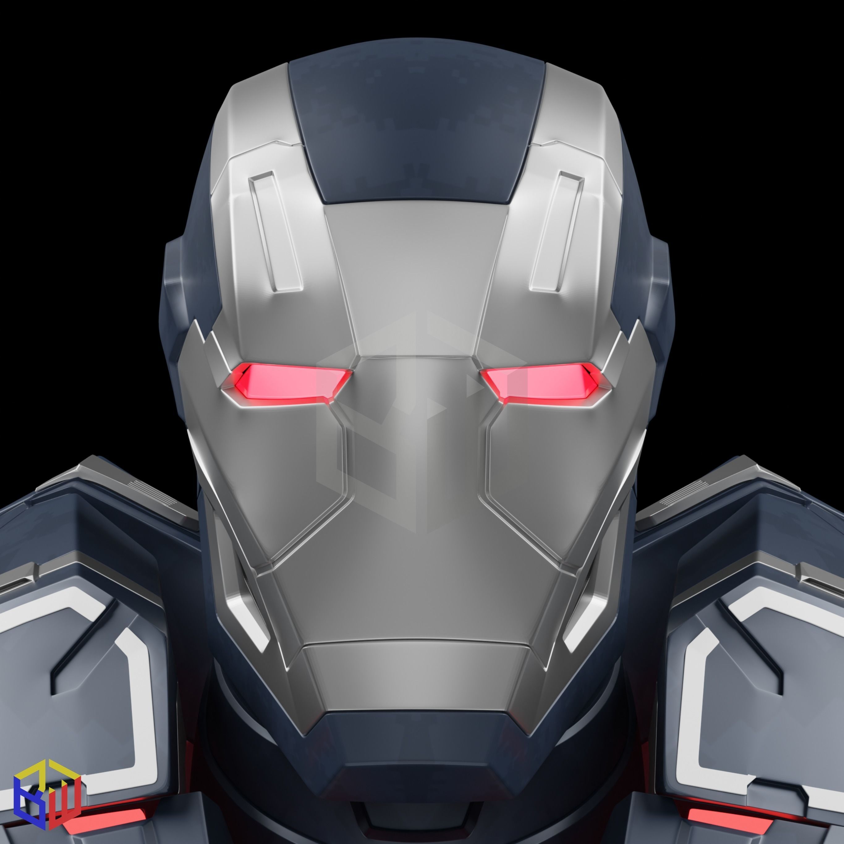 War Machine Mark 004 Full Suit 3D print model_1