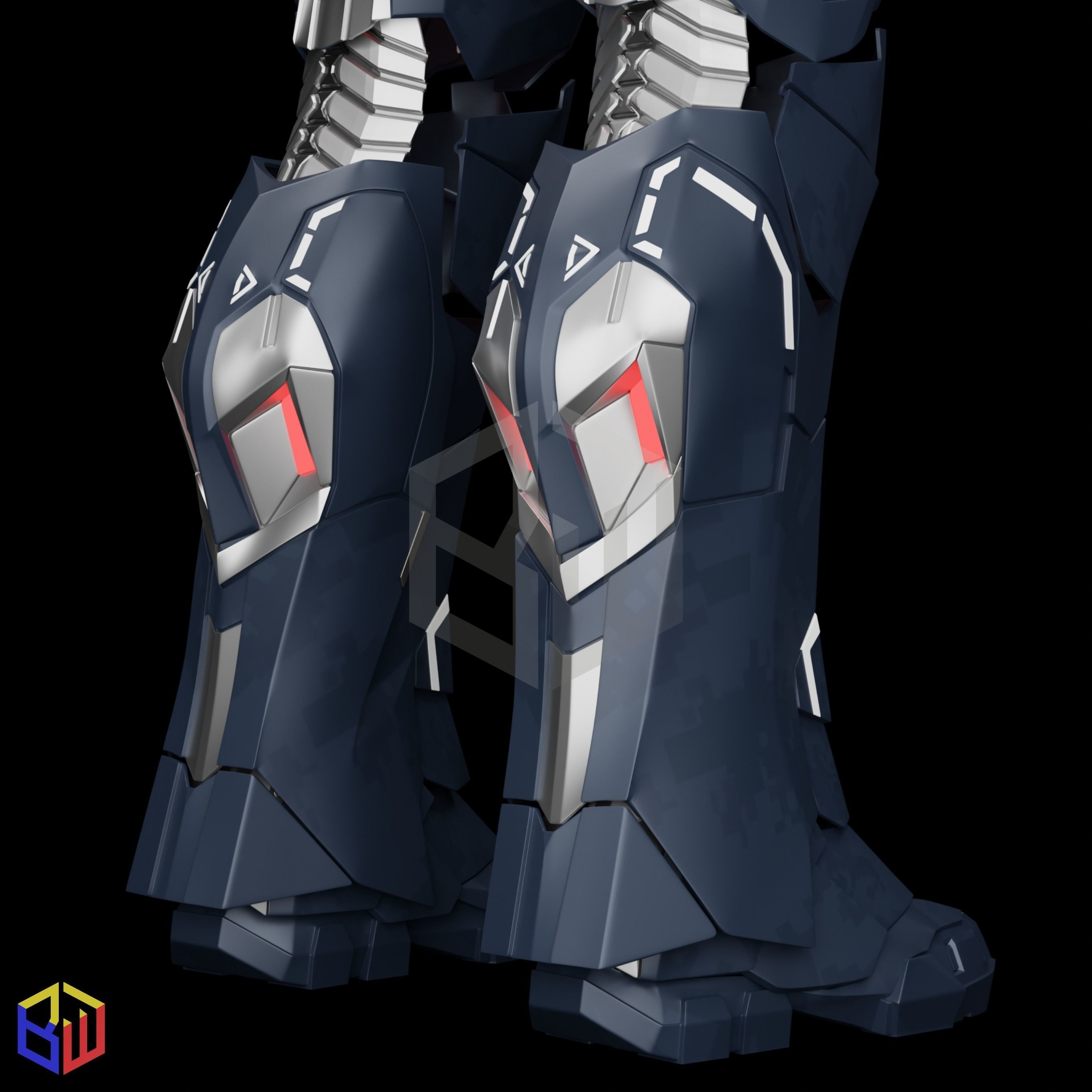 War Machine Mark 004 Full Suit 3D print model_19