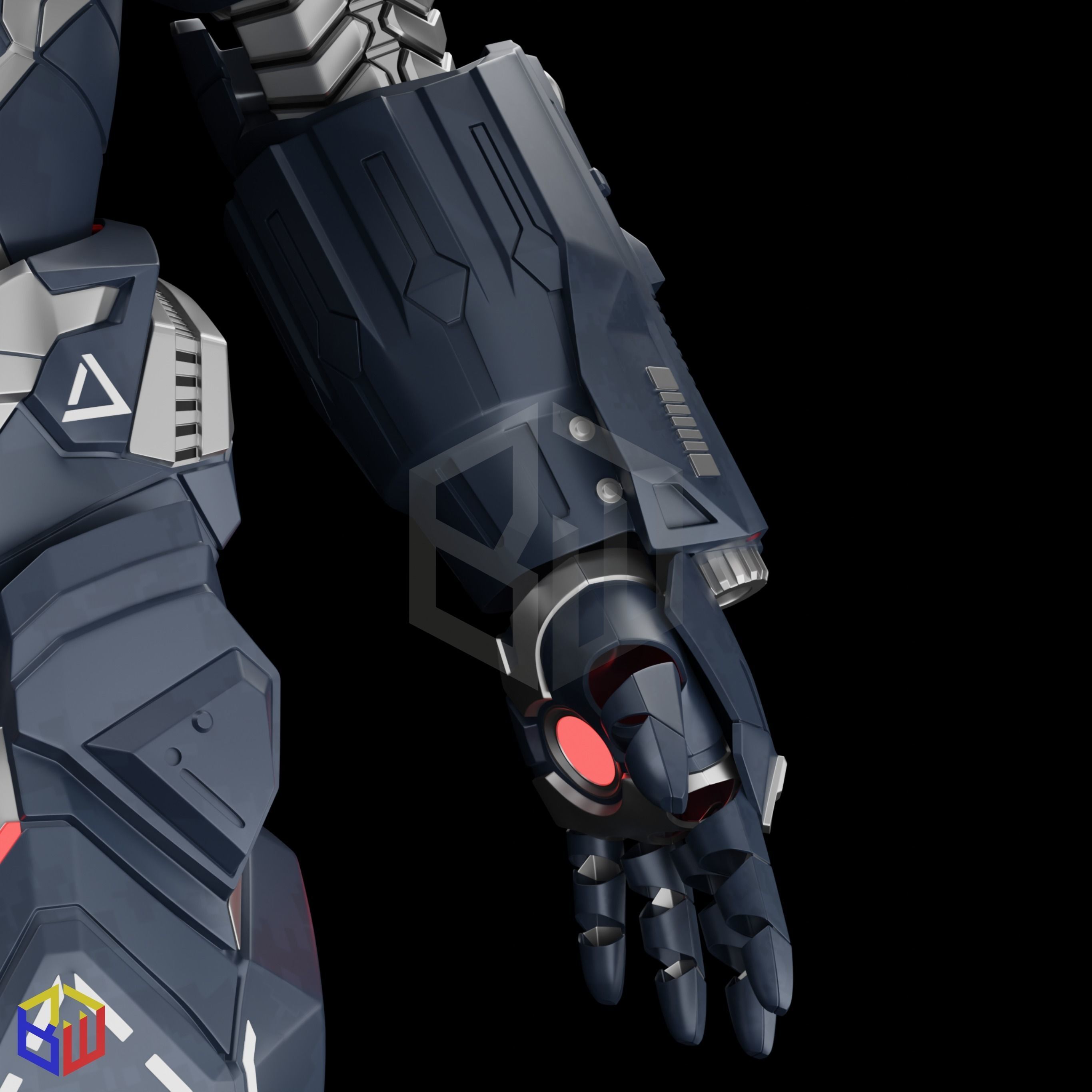 War Machine Mark 004 Full Suit 3D print model_8