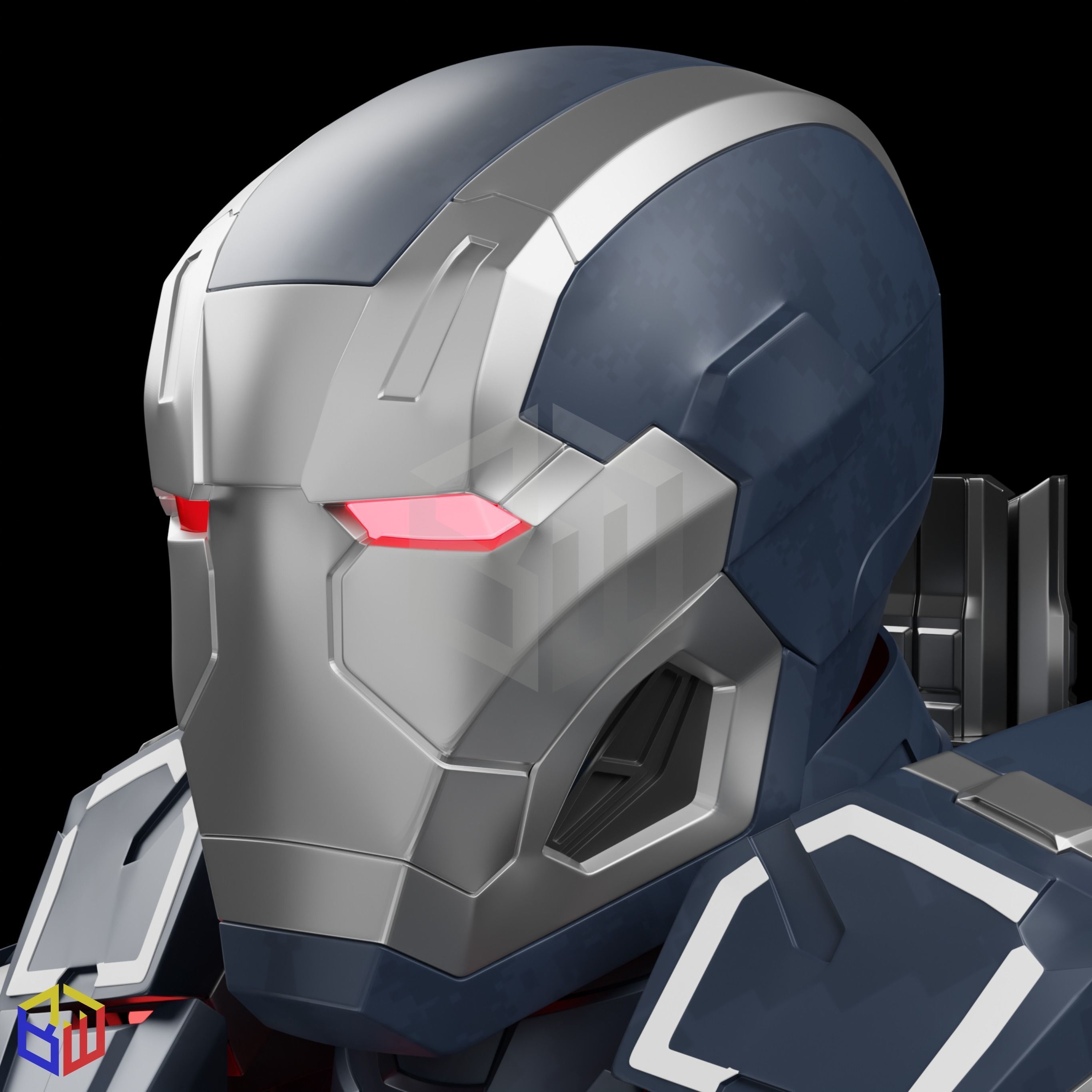 War Machine Mark 004 Full Suit 3D print model_2