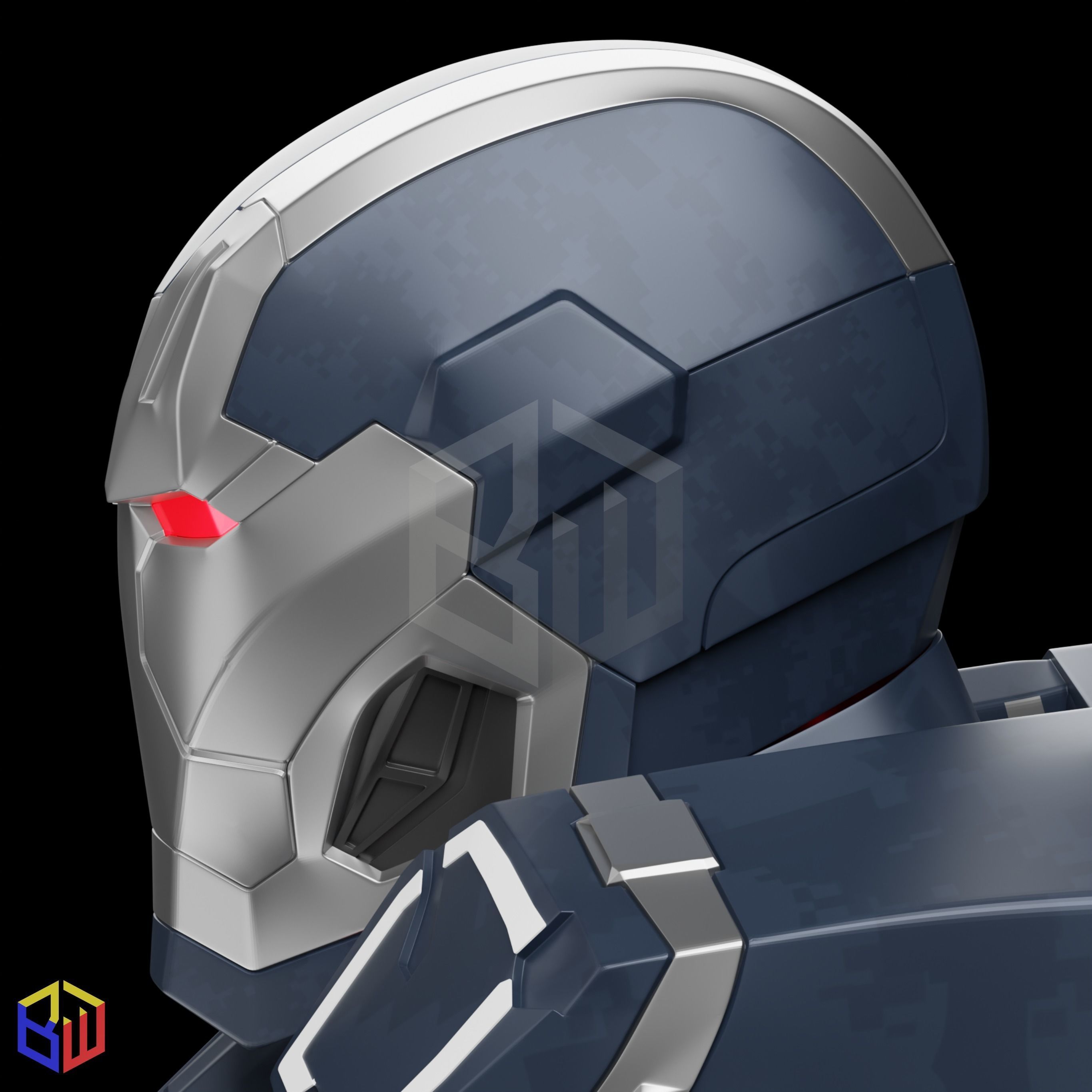 War Machine Mark 004 Full Suit 3D print model_3