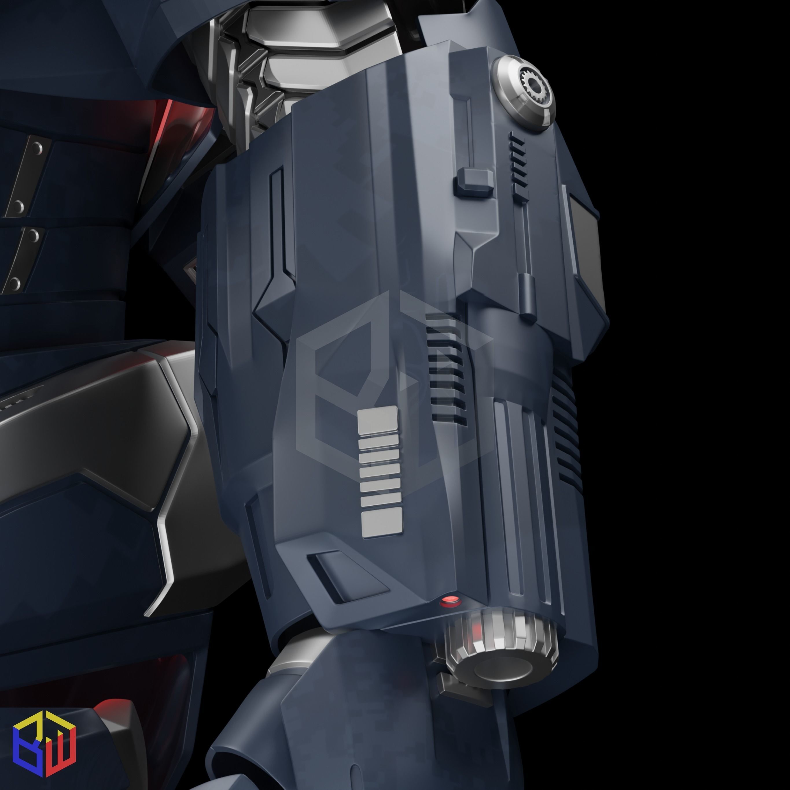 War Machine Mark 004 Full Suit 3D print model_10