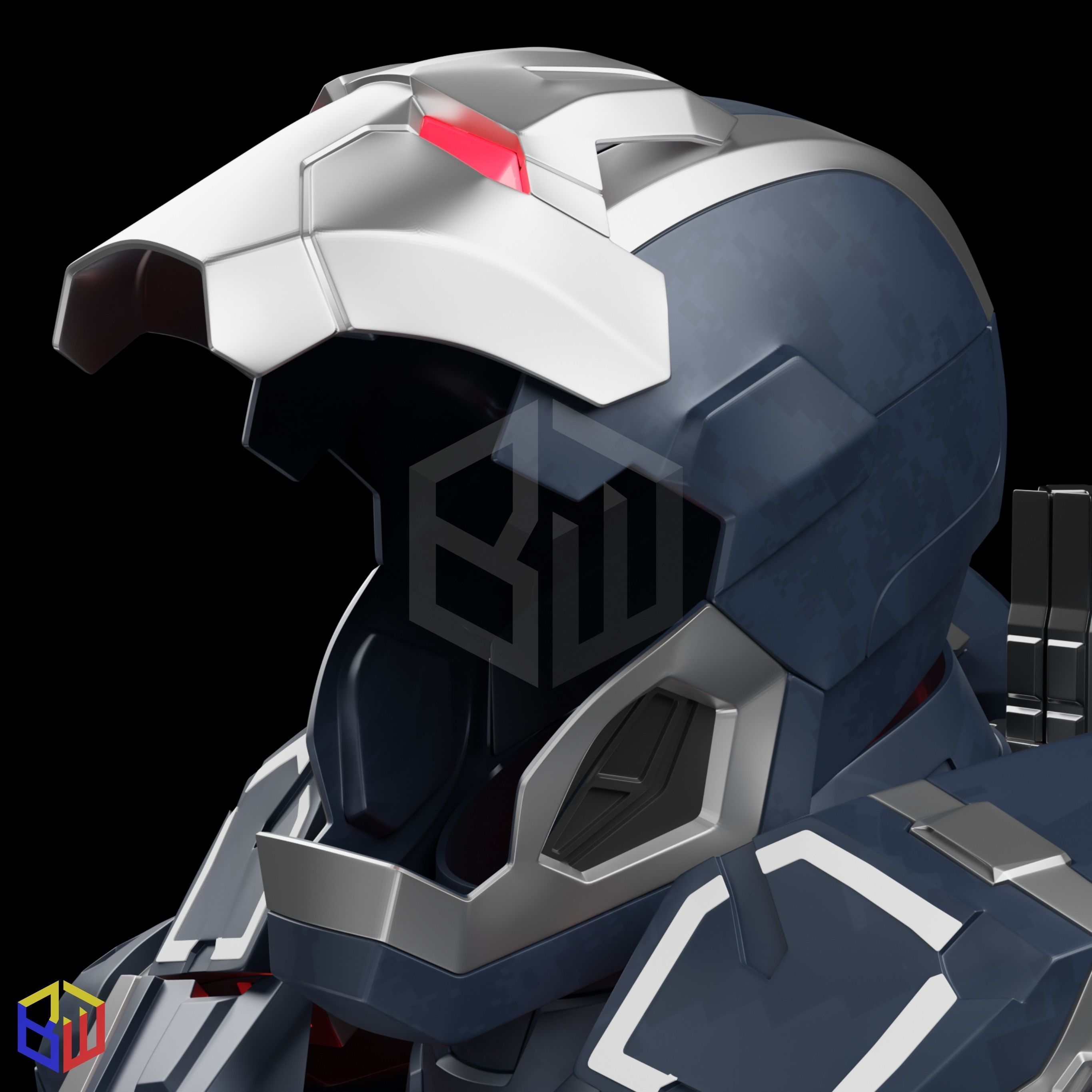 War Machine Mark 004 Full Suit 3D print model_4