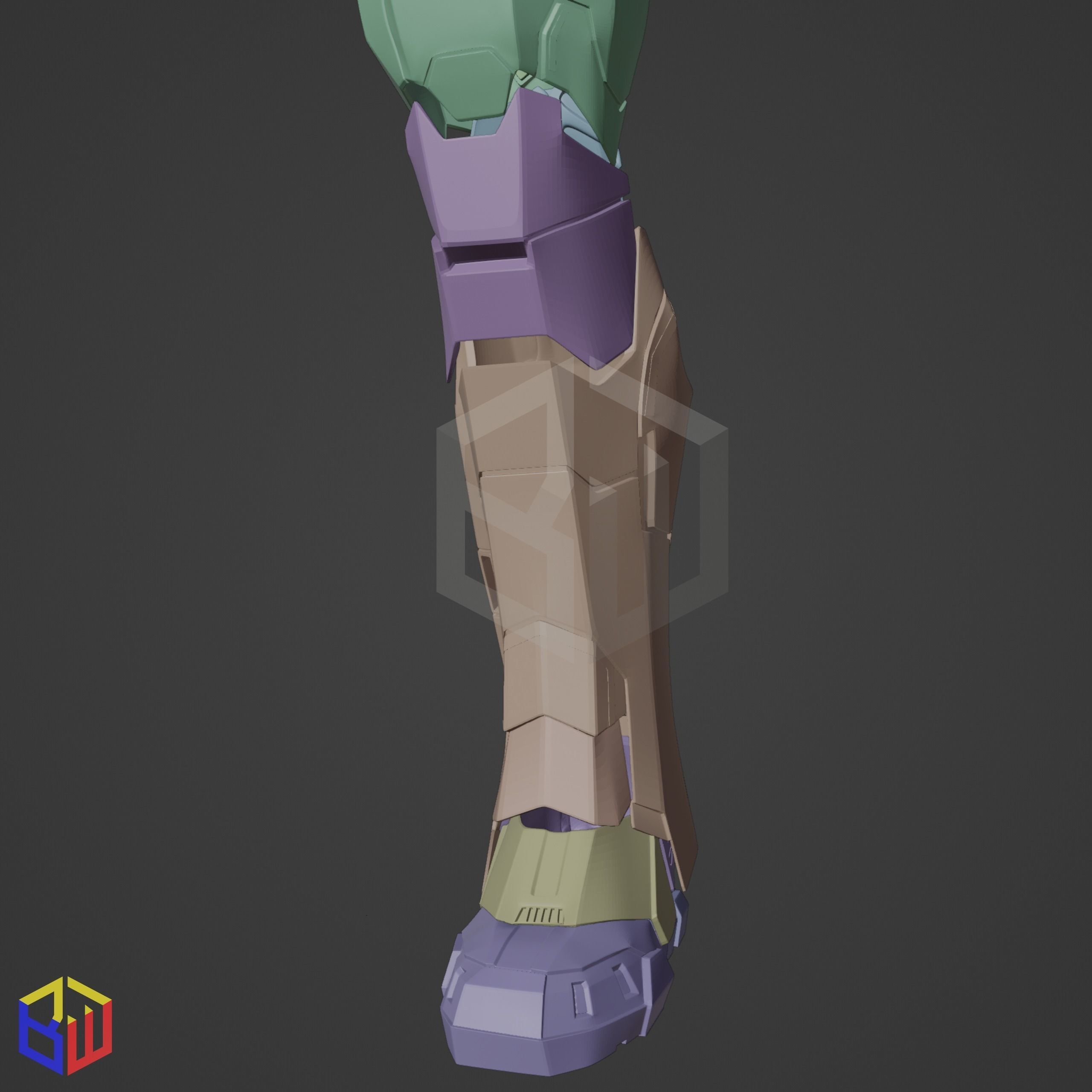 War Machine Mark 004 Full Suit 3D print model_29