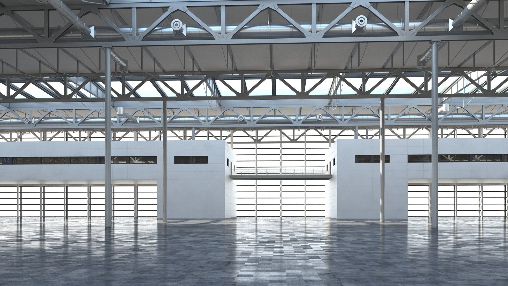 Exhibition Hall 3D model_16