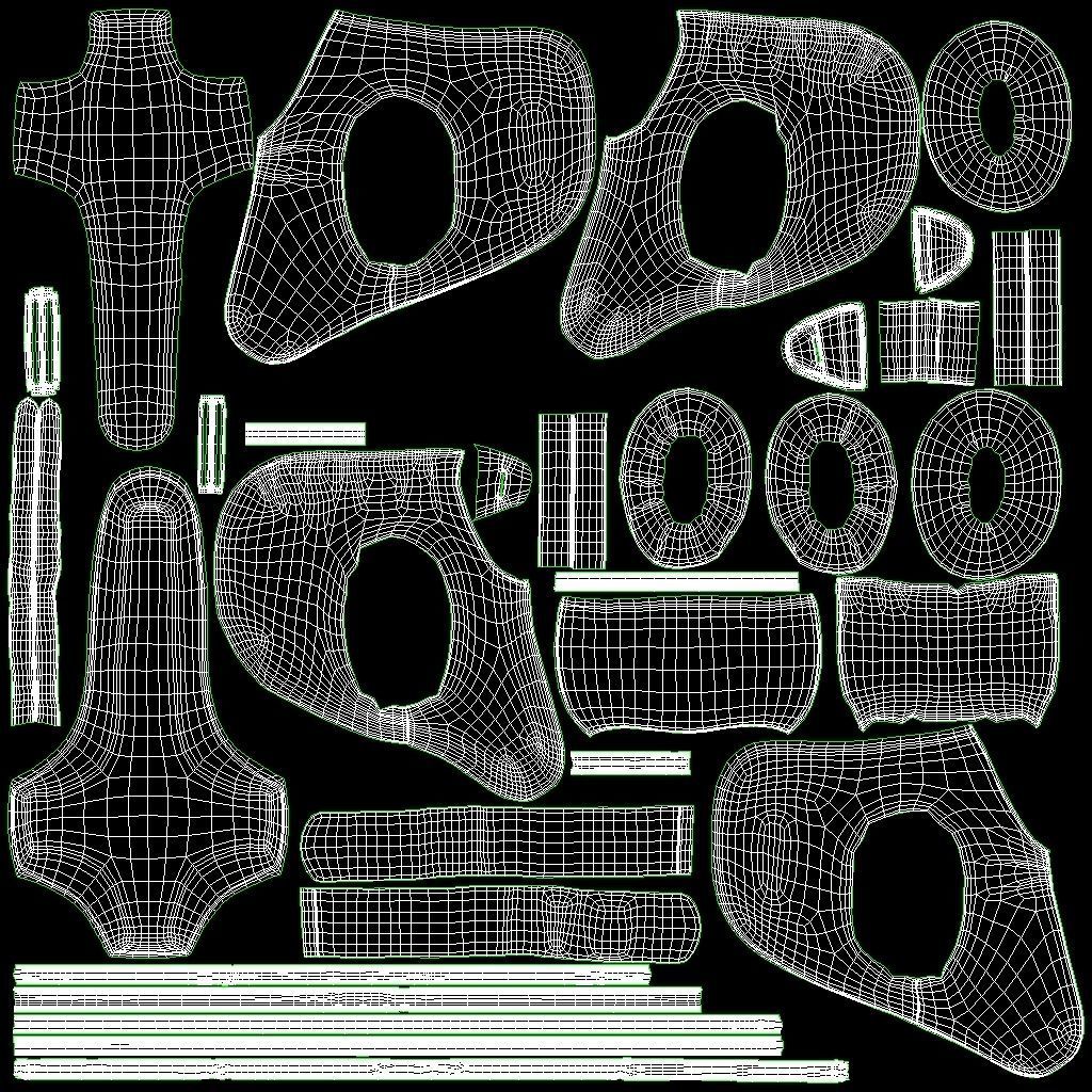 3D Boxing Gloves Head Guard Collection Low-poly 3D model_23