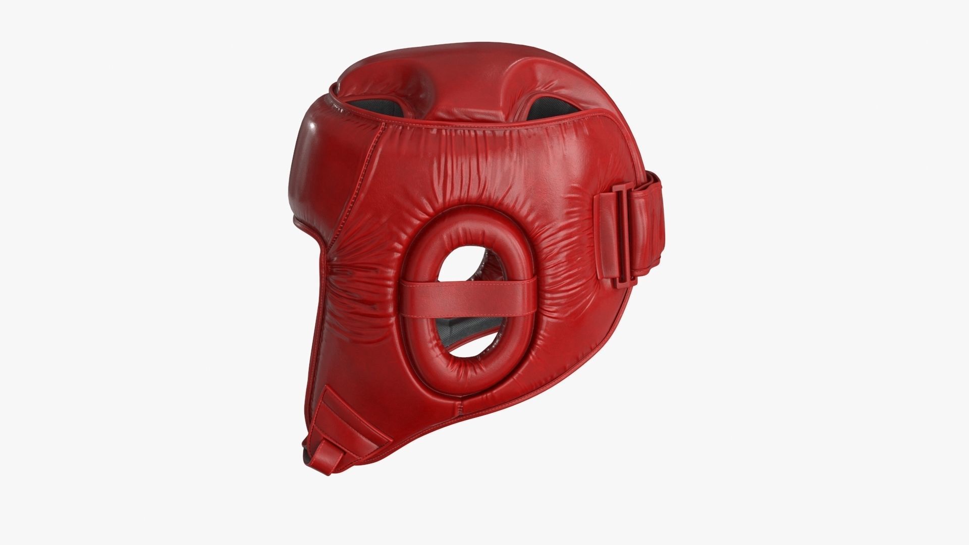 3D Boxing Gloves Head Guard Collection Low-poly 3D model_19