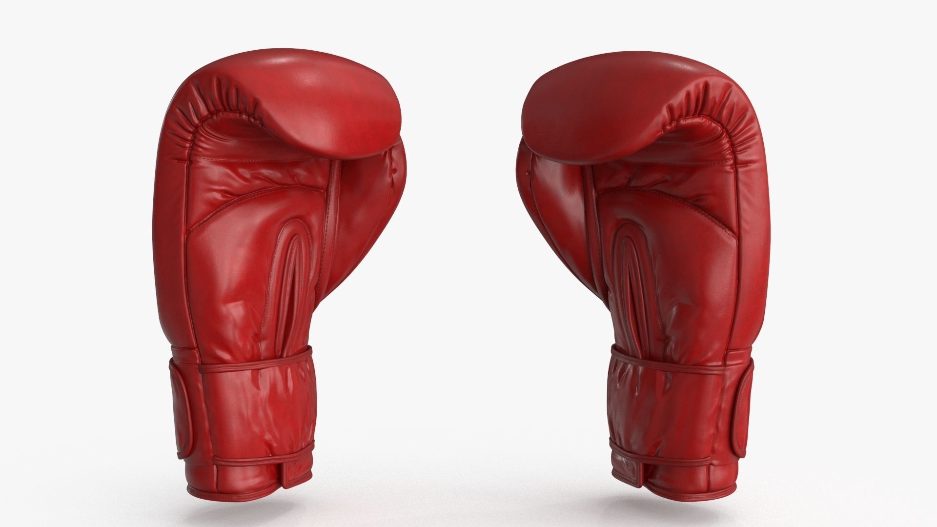 3D Boxing Gloves Head Guard Collection Low-poly 3D model_10