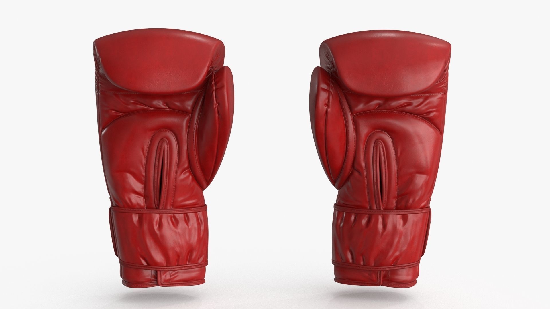 3D Boxing Gloves Head Guard Collection Low-poly 3D model_7