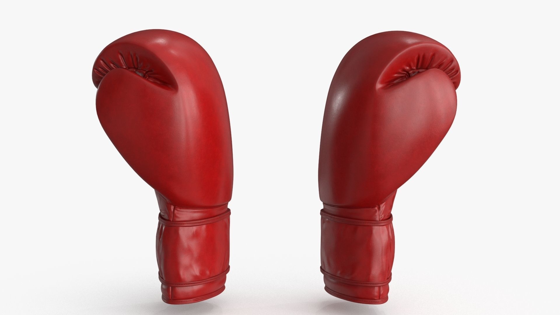 3D Boxing Gloves Head Guard Collection Low-poly 3D model_13