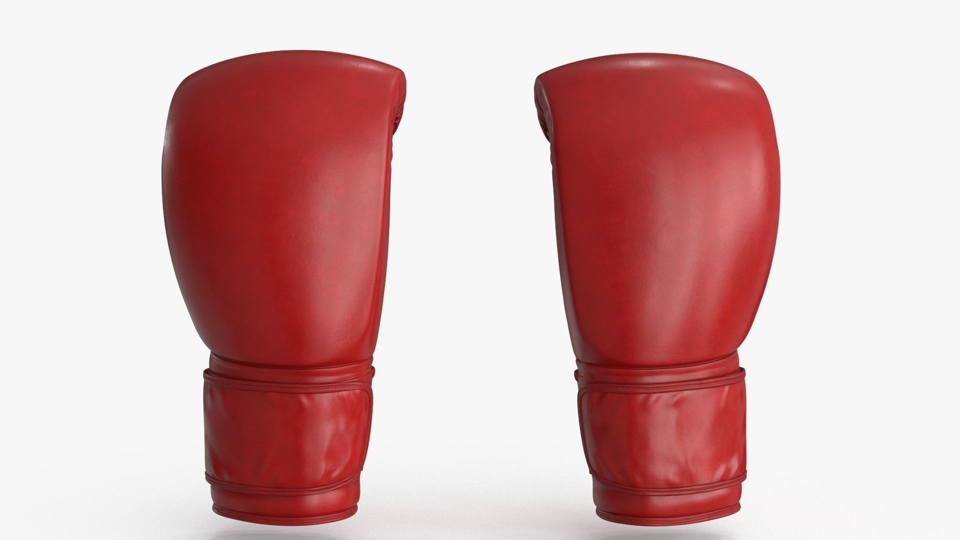 3D Boxing Gloves Head Guard Collection Low-poly 3D model_12