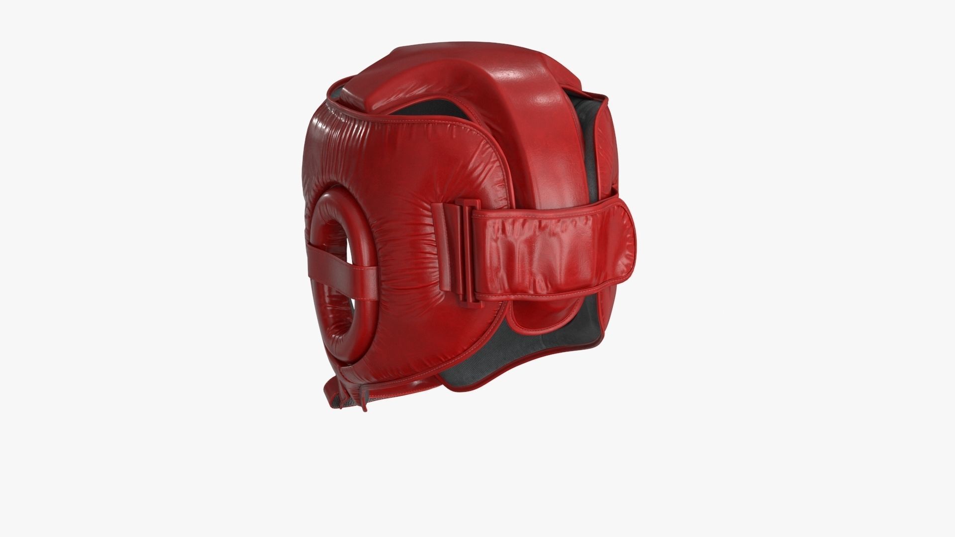 3D Boxing Gloves Head Guard Collection Low-poly 3D model_18