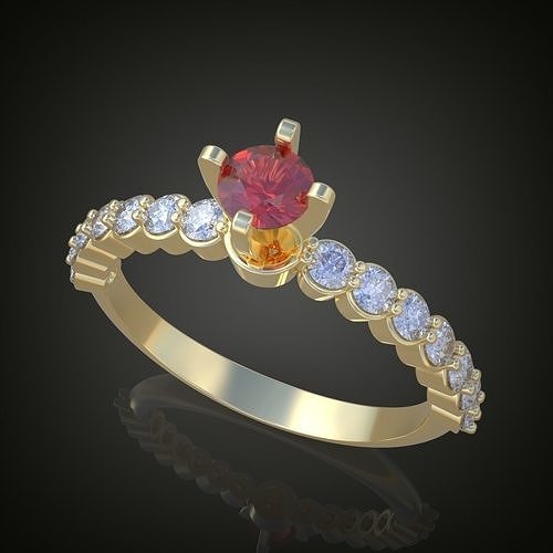 Ring 3D model 0112 printable model10 3D print model