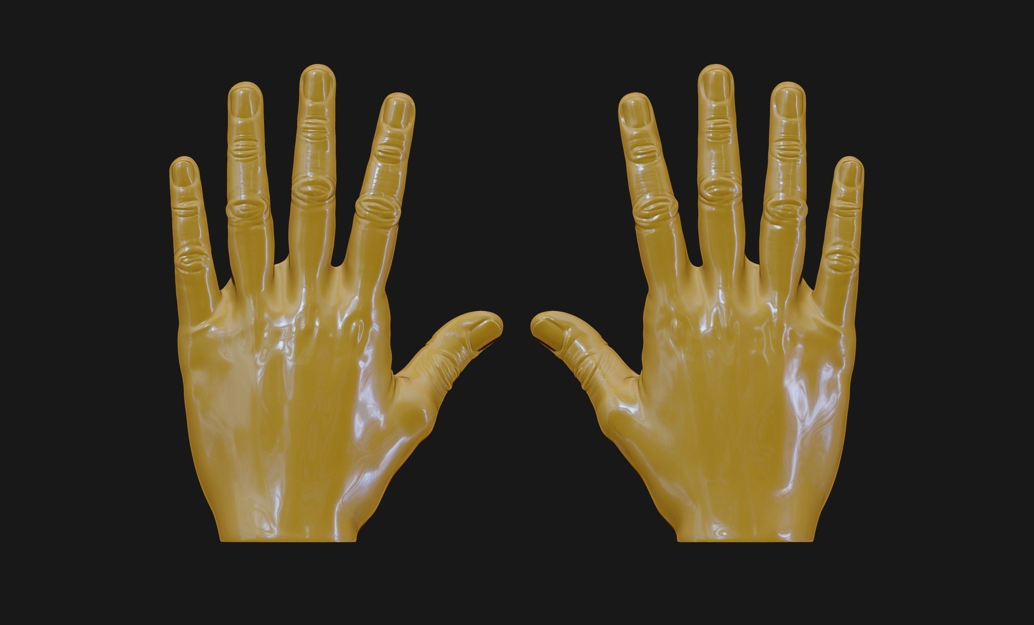 Man hands - ZTL - STL - OBJ - 3D print model_15