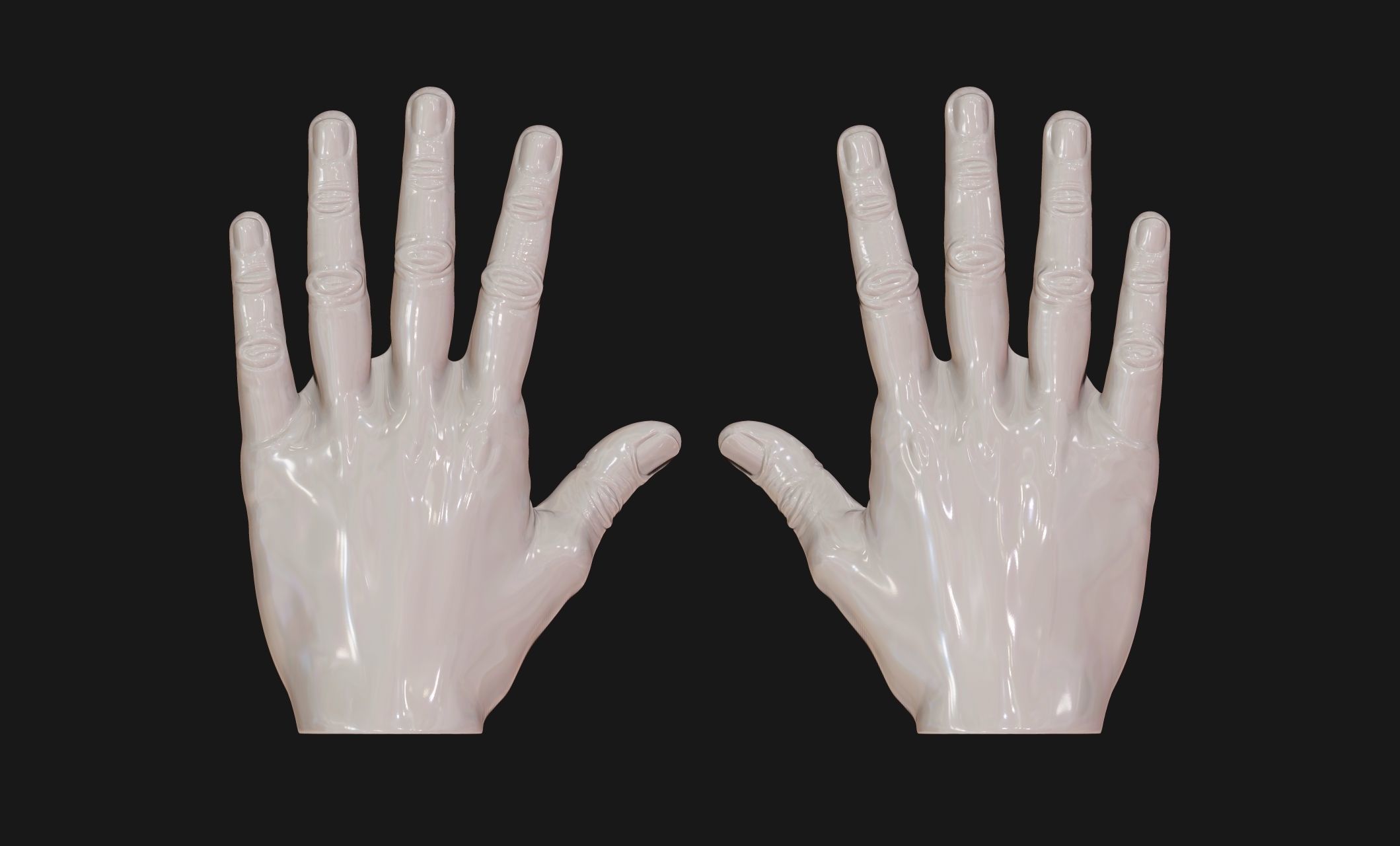 Man hands - ZTL - STL - OBJ - 3D print model_14