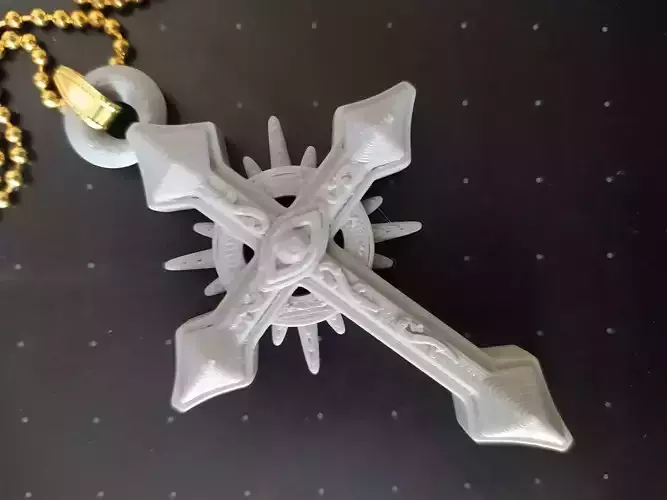 Gothic Cross Pendant - Printer Ready 3D print model