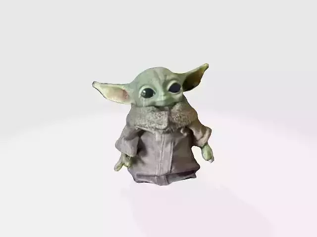 Baby Yoda Low poly