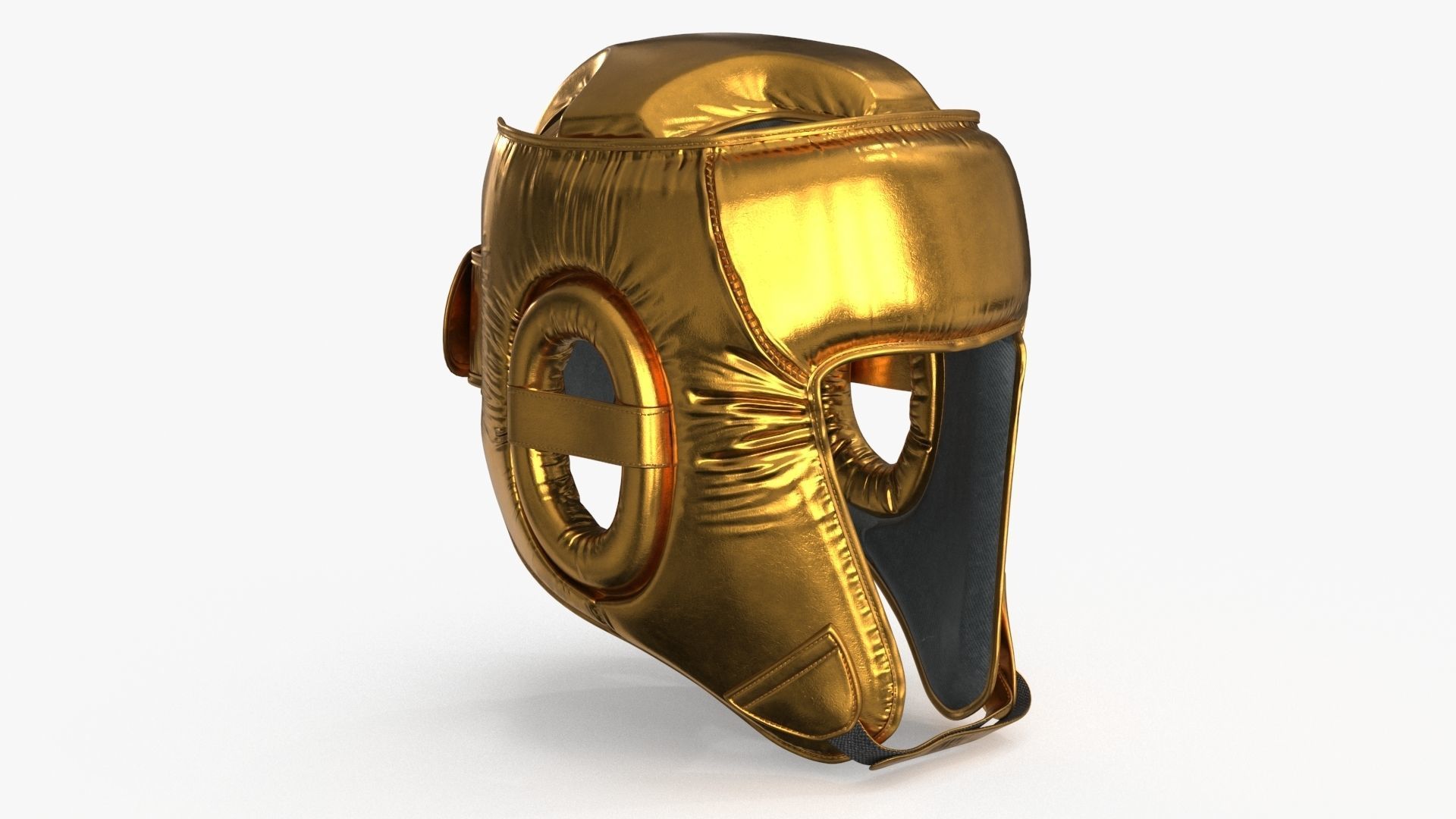 3D model Boxing Gloves Head Guard Collection Low-poly 3D model_16