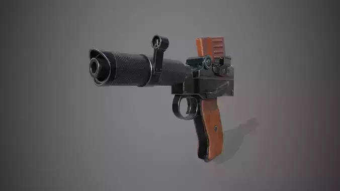 Pistol using a rifle ammo