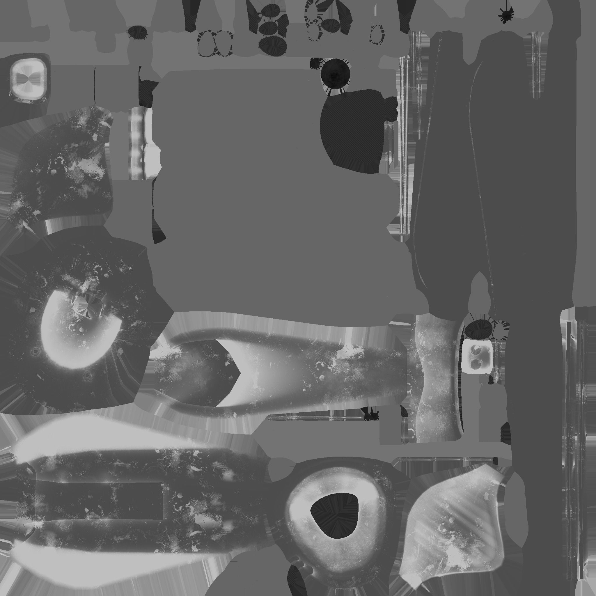 Insect Robot F06 Yellow - SciFi Character Design Low-poly 3D model_26