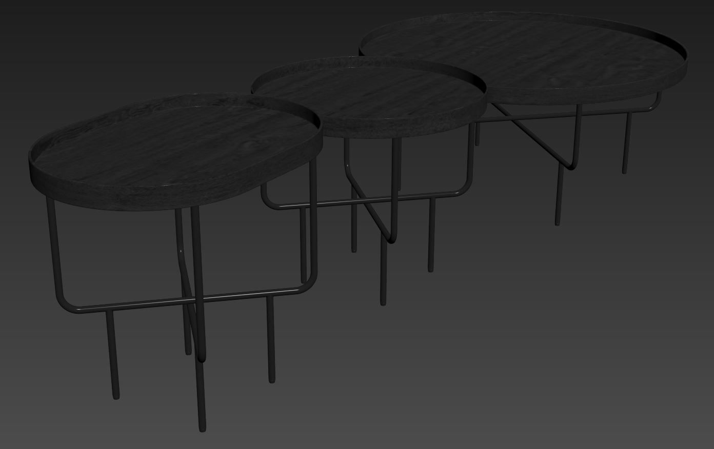 Roundhouse Coffee Tables by BluDot 3D model_3