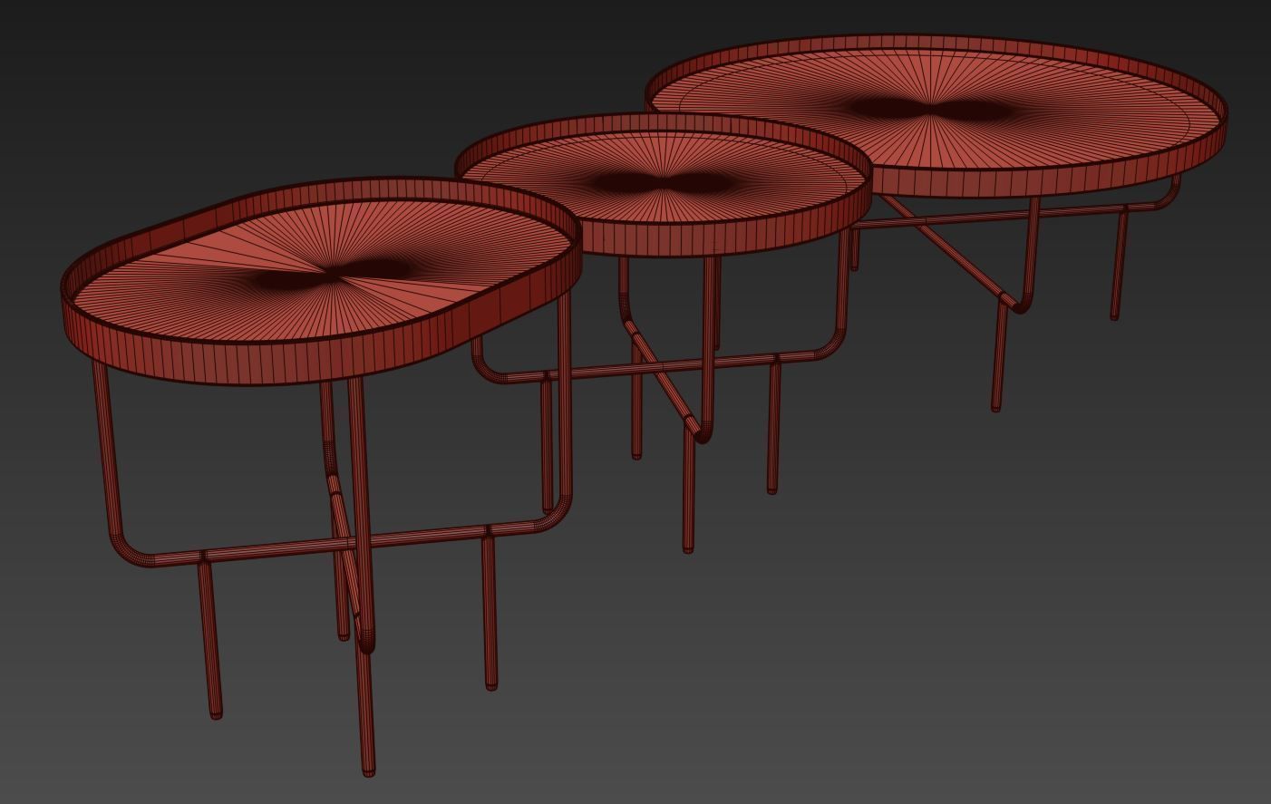 Roundhouse Coffee Tables by BluDot 3D model_5