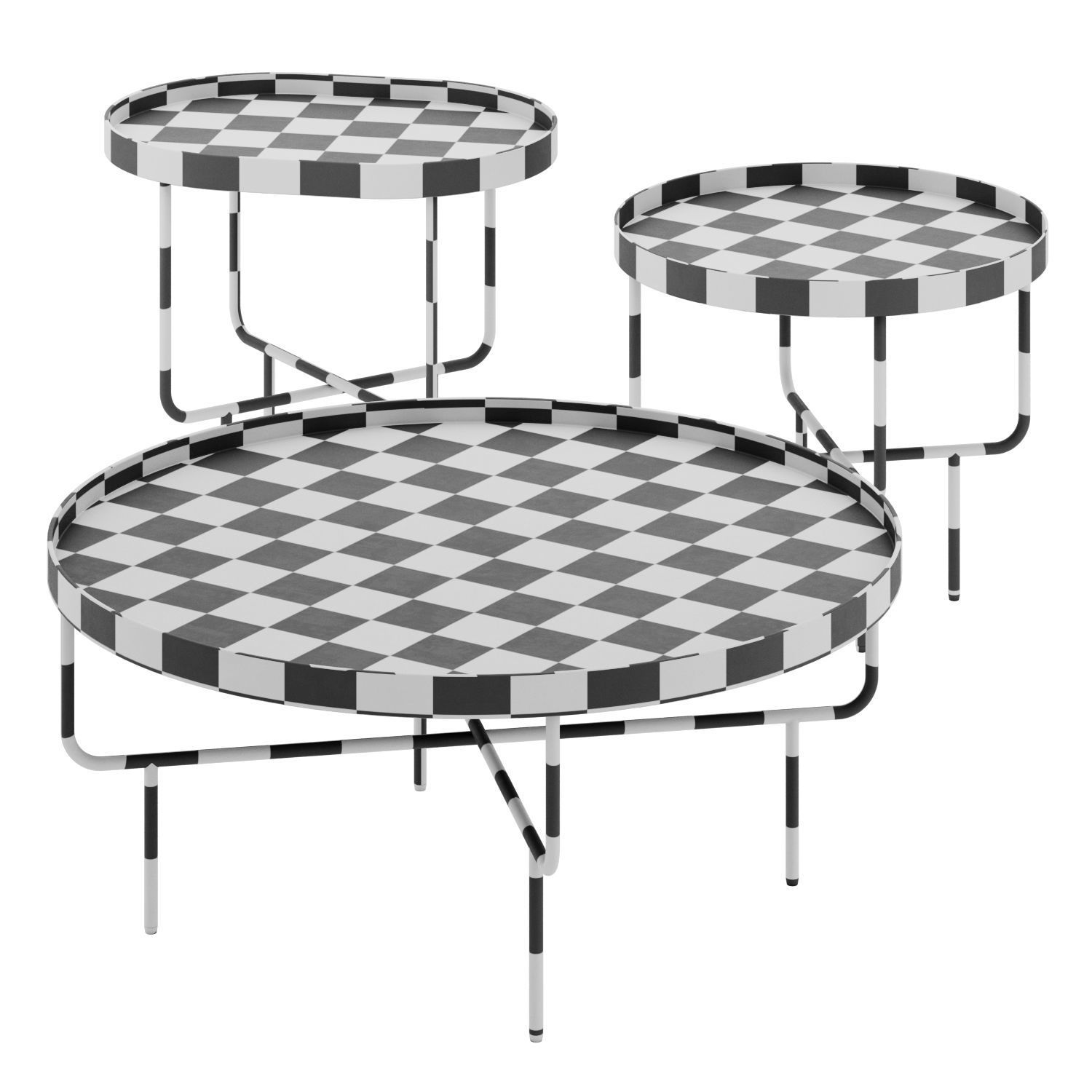 Roundhouse Coffee Tables by BluDot 3D model_2