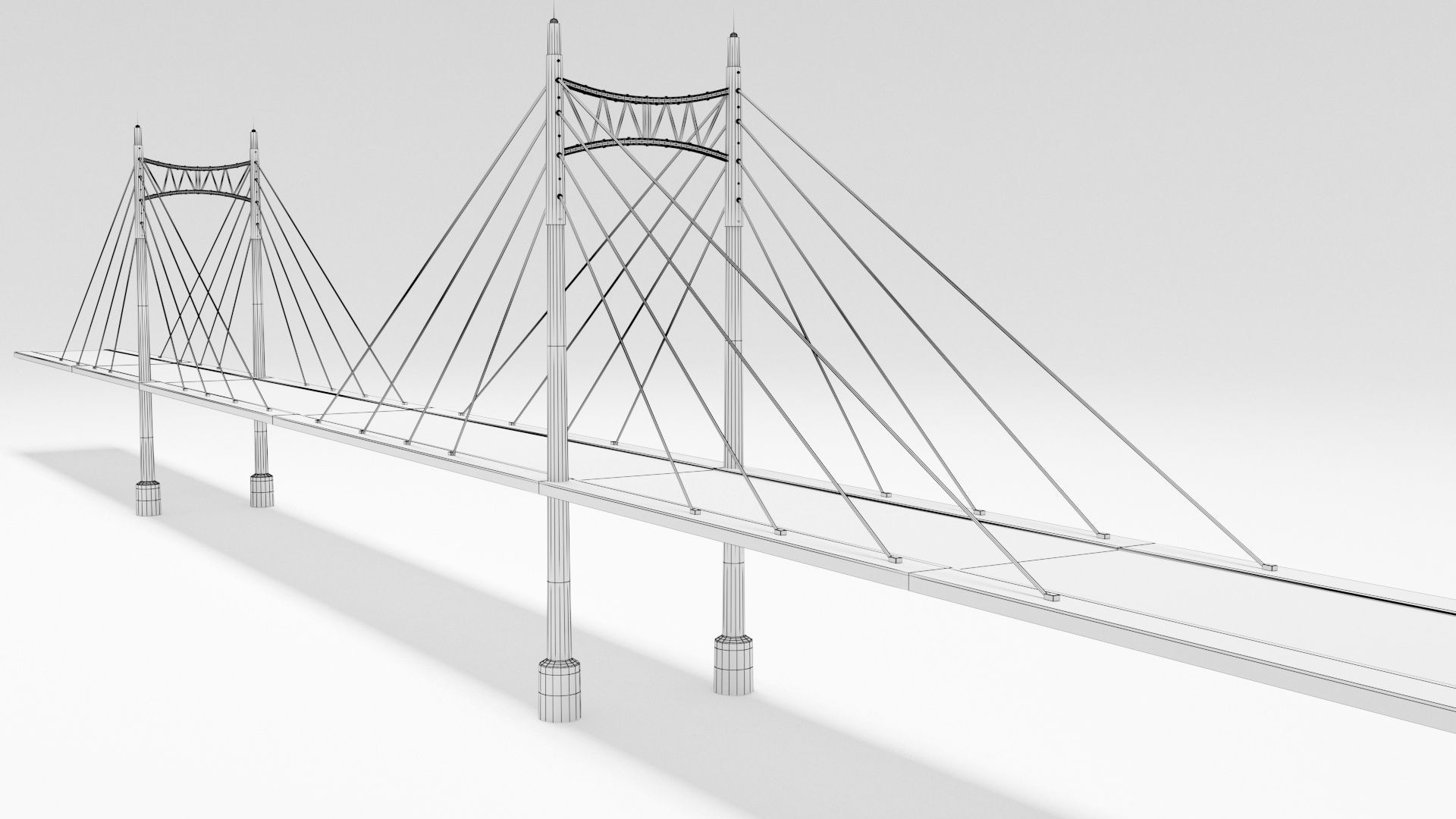 Bridge suspension 3D model_8