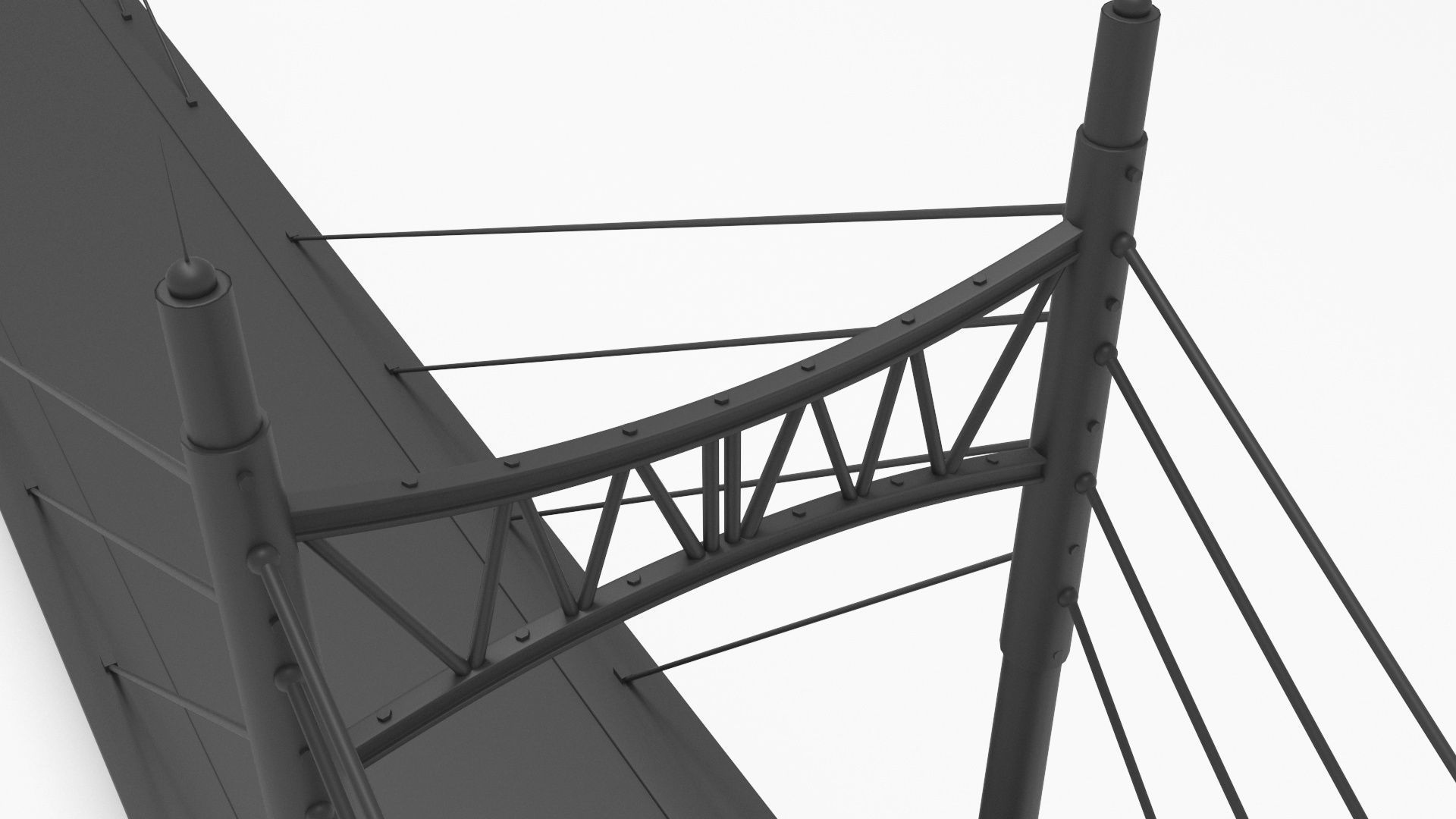 Bridge suspension 3D model_5