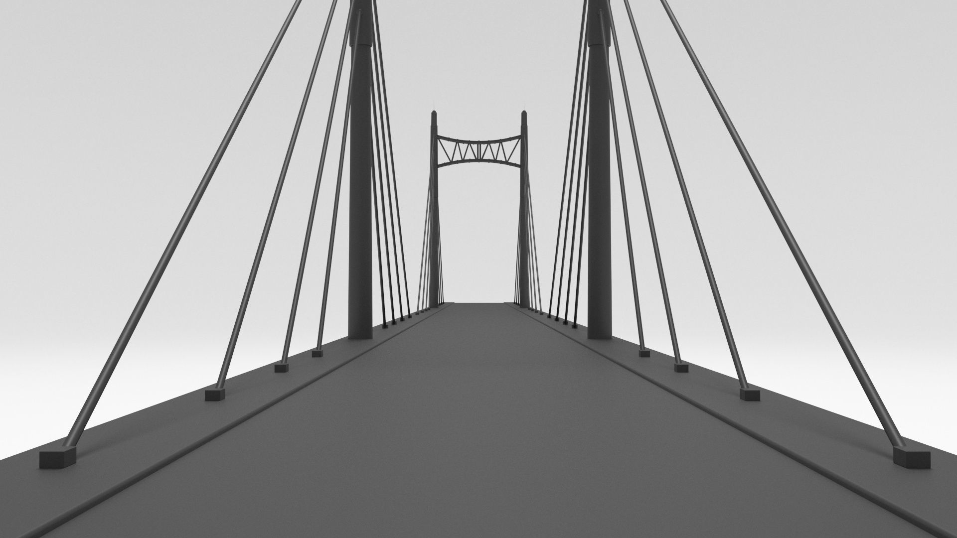 Bridge suspension 3D model_7