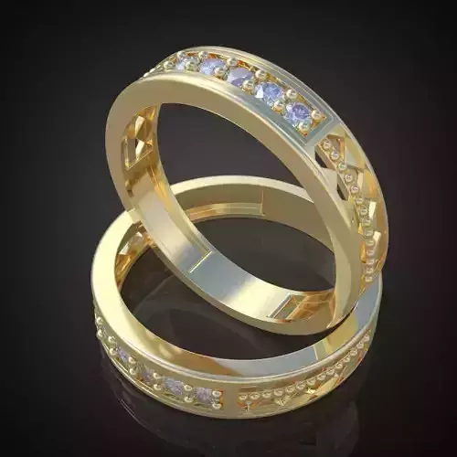 Ring 3D model 0120 printable model18