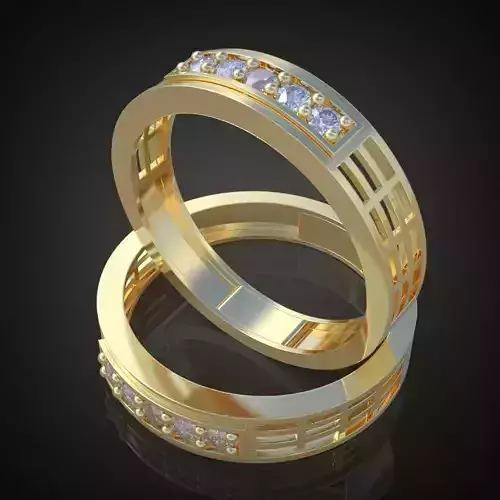 Ring 3D model 0121 printable model8