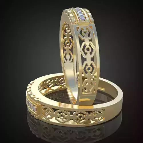 Ring 3D model 0123 printable model11