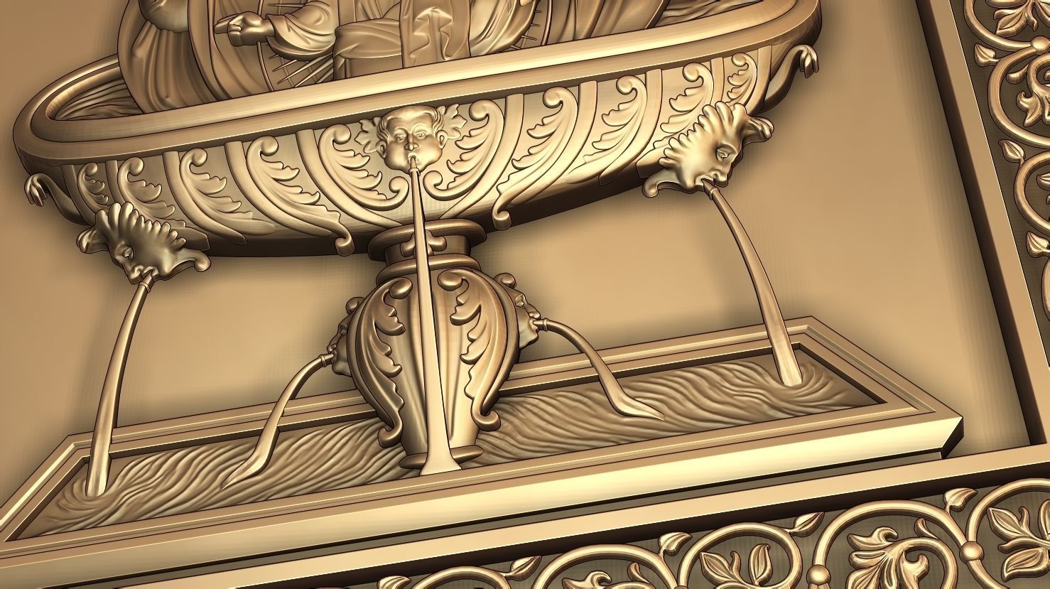 The Mother of God of the Life-giving Spring 3D model_4