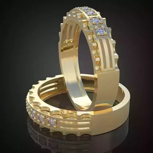 Ring 3D model 0124 printable model15