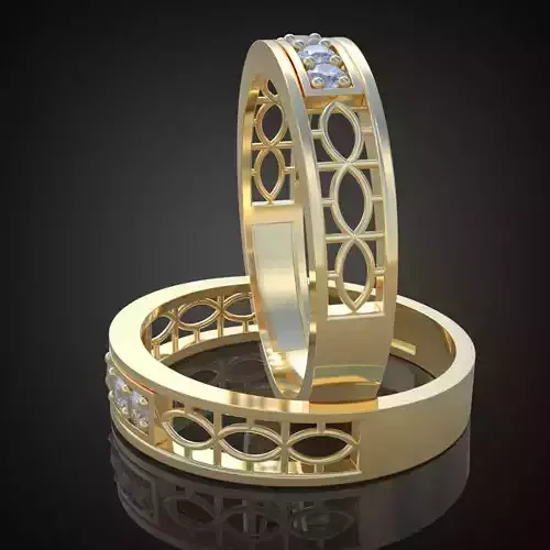 Ring 3D model 0125 printable model17