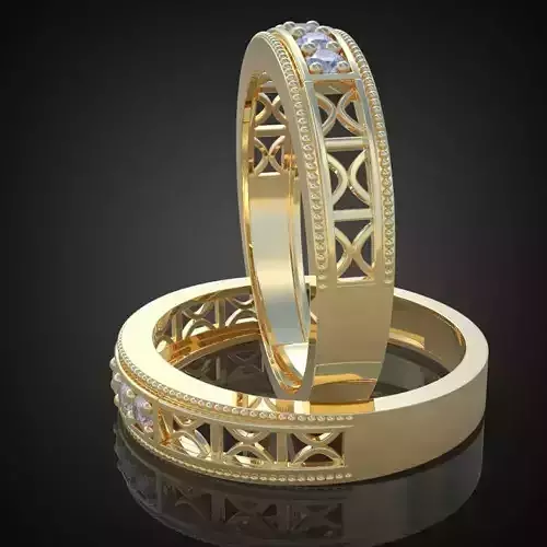 Ring 3D model 0126 printable model15