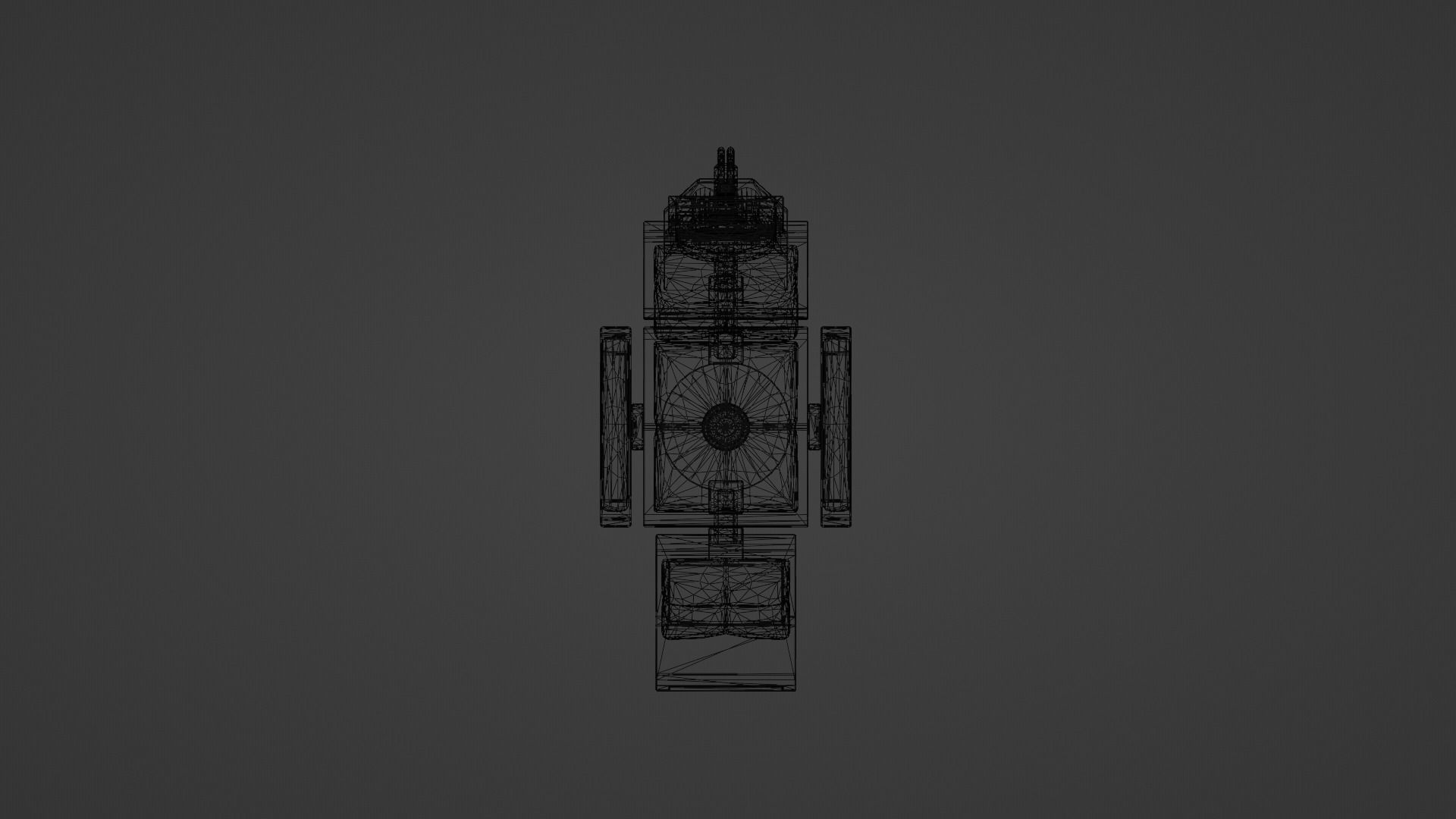 Sci-Fi Cyberpunk VR Chair Low-poly 3D model_9