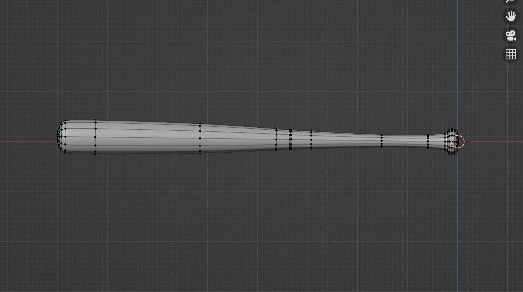 Baseball bat 3D model_4