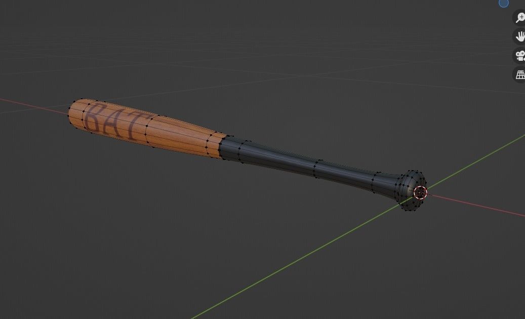 Baseball bat 3D model_5