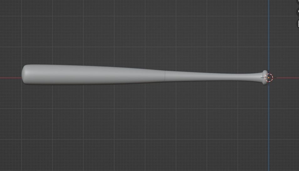 Baseball bat 3D model_3