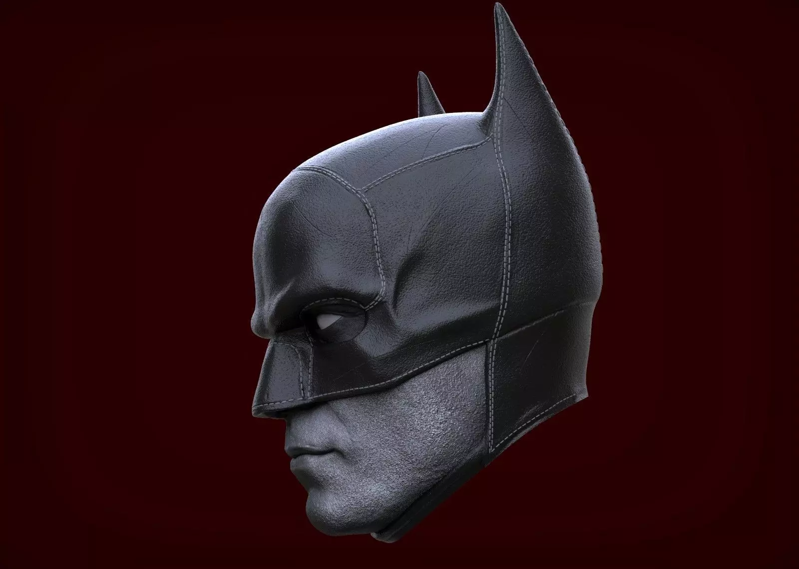 Robert Pattinson - Batman Head-Mask on 3D print model_0