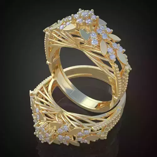 Ring 3D model 0135 printable model18