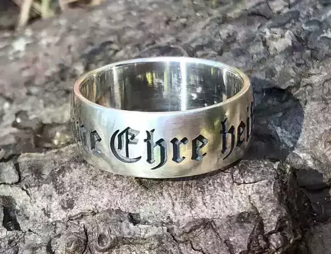 Meine Ehre ring 6US - 13US sizes