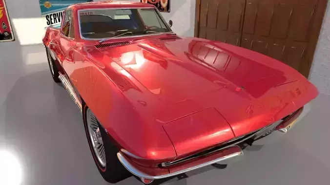 Chevrolet Corvette Stingray 1964-65 3D model