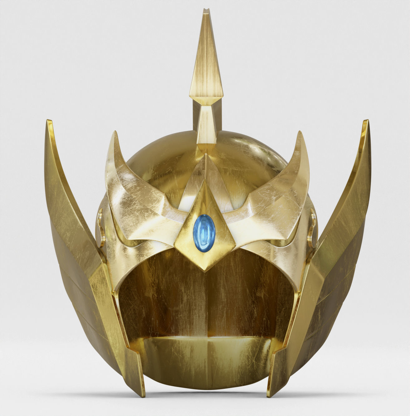 Casco de Aries 3D print model_2