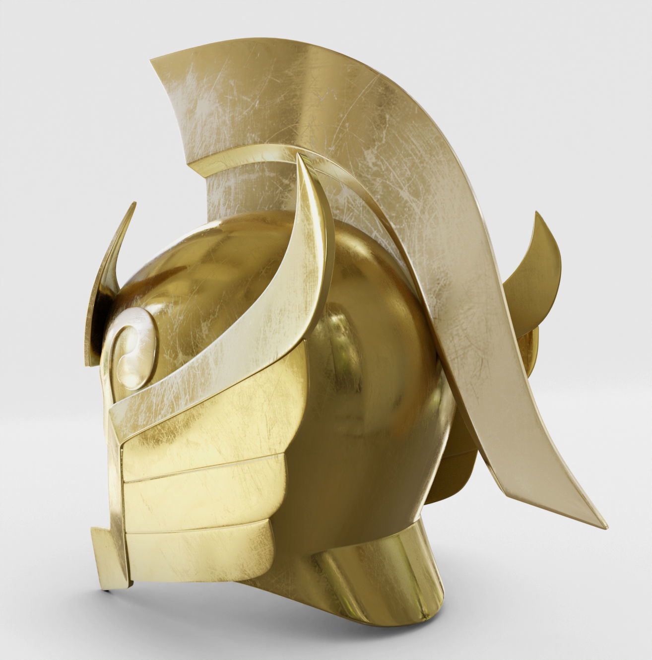 Casco de Aries 3D print model_1