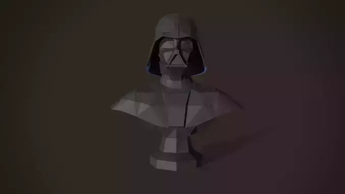 Low-poly Darth Vader
