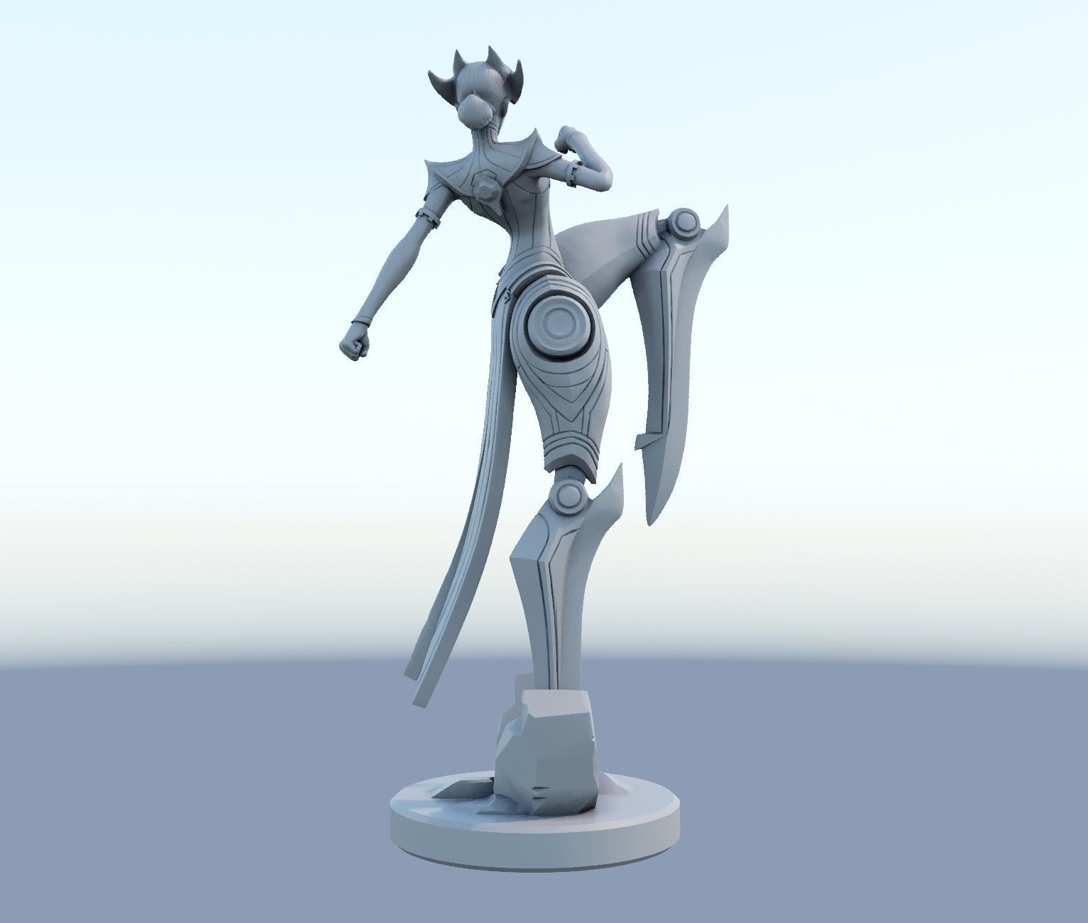 camille League of Legends 3D print model 3D print model_6